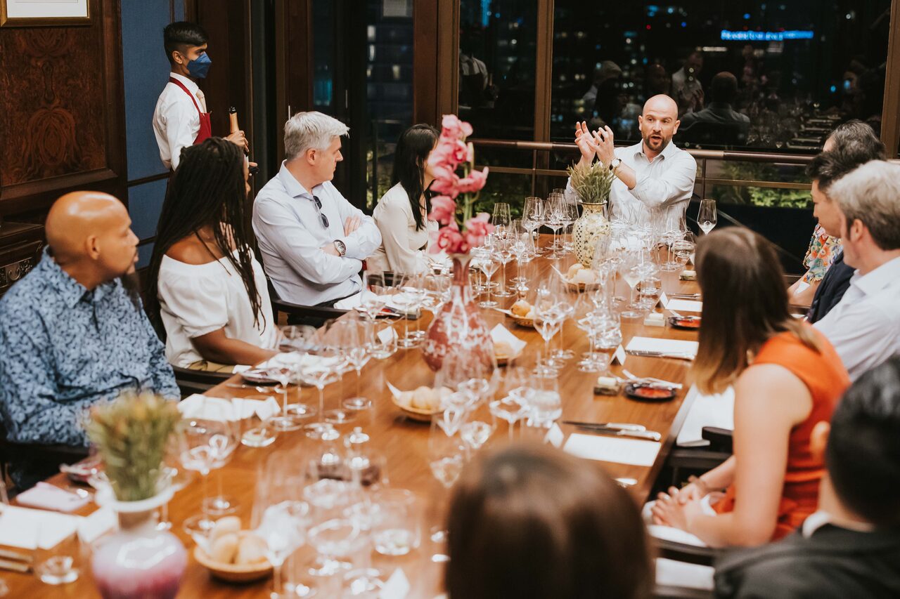 Private dinner with Richard Hemming MW at 67 Pall Mall, Singapore